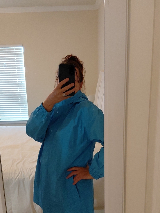 Eileen Fisher Jackets & Blazers - NWT Eileen Fisher Stand Collar Jacket  Sz L Blue Cotton Nylon Blend 2025 Season